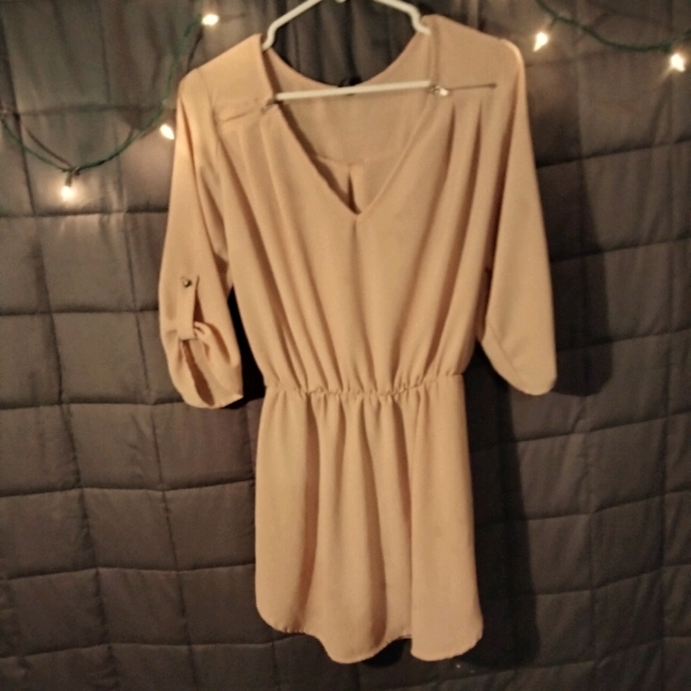 Tan dress